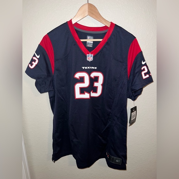 Women's Houston Texans Arian Foster Nike Navy Blue Game Jersey (2XL) - Picture 3 of 3